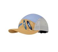 Buff| Cappello 5 Panel Go, Flessibile, UPF50, Regolabile, Resistente, Leggero, Corsa, Materiali riciclati, Confortevole, L/XL, Blu