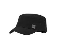 Buff| Cappello Military, Morbido, UPF50, Elemento Riflettente, Confortevole, Elastico, Corsa, Ventilazione, Pieghevole, Flessibilità, L/XL, Nero