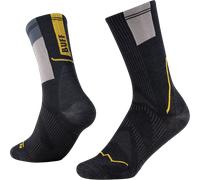 BUFF Coolnet® Crew Sock - Unisex - Nero / Grigio / Giallo - Taglia 39-41- modello 2026