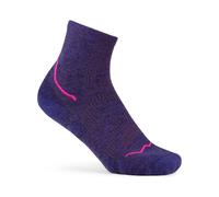 Buff Dryflx Quarter – Calze da running, asciugatura rapida, ammortizzate – S (EU 36-38) blu/lilla