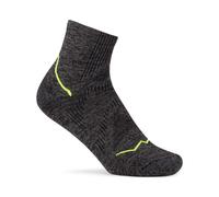 Buff Calze da running Dryflx Quarter - Asciugatura rapida, Ammortizzate - EU 45-47 XL nero/grigio