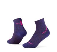 Buff Calze da running Dryflx Quarter - XL EU 45-47 - Blu/Lilla