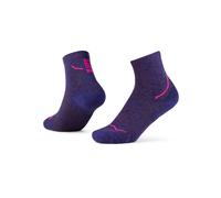 Buff Dryflx Quarter – Calze da running, asciugatura rapida, ammortizzate – S (EU 36-38) blu/lilla
