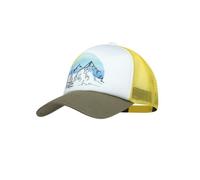 Buff Lifestyle Trucker - cappellino L/XL White/Yellow/Green man