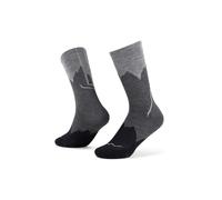 Buff - Merino Lightweight Crew Sock LWC3 - Calze merino Unisex S - EU: 36-38 grigio
