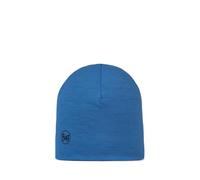 Buff Berretto LW Merino Reversibile Bambini 100% lana merino Leggero One Size Blu