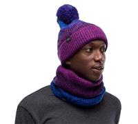Buff Masha Knitted Fleece Neckwamer 1208566091000, Unisex scarf, purple