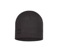 Buff Merino Heavyweight Beanie - col.Solid Black