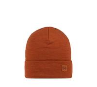 Buff Merino Heavyweight Beanie - col.Solid Cinnamon