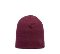 Buff Merino Midweight Berretto Uomo Donna Adulti, Sciarpa Multifunzionale, 100% Lana Merino, Escursionismo, Outdoor, Sostenibile, Leggera, Multifunzionale, Taglia Unica, Rosso