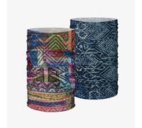 Buff Pacchetto Duo Scaldacollo Original EcoStretch Johari Multi e Original Moulay Night Blu Taglia unica Adulti