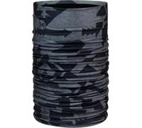 Girocollo in pile reversibile buff grigio