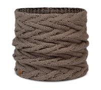 BUFF| Knitted Polar Schlauchschal Uomo Donna Adulti, Freddo estremo, Pratico, Versatile, Alla moda, Isolamento termico, Confortevole, Taglia unica, Marronee