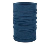 Buff tour de cou merino midweight melange bleu