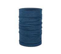Buff tour de cou merino midweight melange bleu