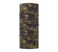 Buff| Scaldacollo Original Ecostretch Sciarpa, Tubolare, Multifunzionale, Collo e testa, Corsa, Passeggiate, Escursioni, Sostenibile, Leggera Uomo Donna Taglia unica Verde