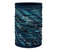 Girocollo in pile reversibile buff blu