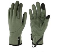 Buff| Guanti Tech Fleece Leggero, Ampio, Climi Freddi, Sport, Blocco del vento, Comfort Uomo Donna L Bright Green