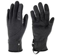 Buff| Guanti Tech Fleece Leggero, Ampio, Climi Freddi, Sport, Blocco del vento, Comfort Uomo Donna M Black