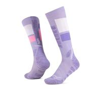 Buff| Calzini ThermoNet Over the Calf Termici, Ammortizzazione, Supporto dell'arco, Traspirante, Comfort, Anti-sfregamento, Neve, Sci Uomo Donna L Graphite