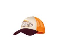 Cappellino buff trucker arancione bianco