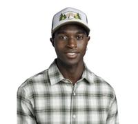 Buff Trucker Cap Scen Multi - cappellino L/XL Green/White man