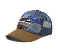 Buff Trucker Jr - cappellino Blue/Brown man Recycled Materials,Certified B Corporation