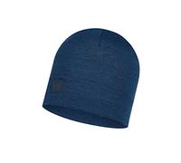 Berretto Buff Merino Heavyweight Solid Denim
