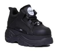 Buffalo 1533094 Sneakers Classiche Unisex In Nero Taglia UK 3-10.5