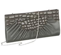 Buffalo 601081 Pu Black 01 - Pochette da Donna, 30 x 3 x 15 cm (Larghezza x Altezza x profondità), Grigio Grey01, Einheitsgröße