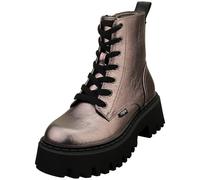Buffalo Aspen Mid Vegan Ankle Boots Donna Pewter Black - 38 EU