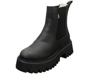 Buffalo Aspen Vegan Chelsea Boots Donna Nero - 41 EU