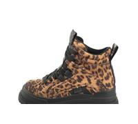 Buffalo Aspha Nc Mid - Nero/Beige Leo Ecopelle Larghe Normal, Nero , 38 EU