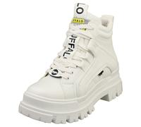 BUFFALO Stivaletto stringato 'Aspha' giallo / nero / bianco / offwhite, Taglia 37