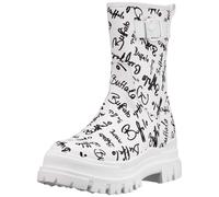 Buffalo, ASPHA RAIN LO, Scarpe Zeppa Moda Fashion Vegan (IMI NAPPA) (WHITE BLACK, Sistema Taglie Calzature EU, Adulto, Numero, Media, 40)