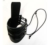 Buffalo Bere Corno Pelle Cintura Fondina Viking Mjolnir Pagano Medievale