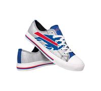 Buffalo Bills NFL Womens glitter Low Top canvas Shoes - 9XL