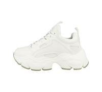 Buffalo Binary C Sneaker Low Top Donna Scarpe Sportive In Tinta Bianca