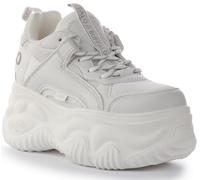 Scarpe da basket da donna Buffalo Blader Matcha - Vegan Nappa/Nubuck/Mesh Blanc 38