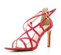 Buffalo Blair Cage - Sandalo da donna con vernice vegana, rosa caldo, Rosa acceso., 38 EU