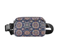 Buffalo - Borsa a tracolla da uomo e donna, elegante, motivo scozzese, per viaggi, palestra, lavoro, Bohemian Mandala Pittura A Olio, 1 Size