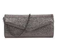 BUFFALO borsa da sera Glitter Secco Clutch Dark Grey