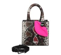 Buffalo Boxy28 Mini borsa a mano 17.5 cm fancy snake pink (TAS012699)