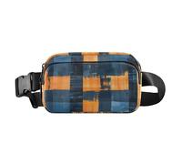 Buffalo Check Plaid Elegante Marsupio per Uomo Donna Mini Sling Chest Bag con Cinghia Regolabile per Ciclismo Escursionismo Palestra