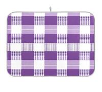 Buffalo Check Viola Riutilizzabile Piatto Mat 18x24 Rettangolo Grande Scolapiatti con tappetino Decorativo Home Decor Essentials
