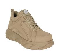 Buffalo, CLD Corin, Scarpe Zeppa Moda Fashion, Vegan Nubuck (Taupe, Sistema Taglie Calzature EU, Adulto, Numero, Media, 38)