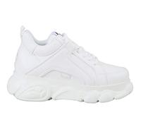 Buffalo Scarpe sneaker alte con zeppa vegan nubuk CLD Corin chunky street donna Bianco