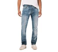 Buffalo David Bitton Jeans Slim Ash Uomo, Indaco Autentico e sabbiato, 44W x 34L