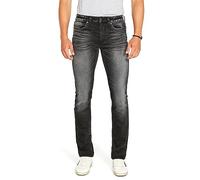 Buffalo David Bitton Men's Ash-x Slim Fit Denim Jean, Black, 33 34