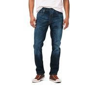 Buffalo David Bitton Men's Ash-x Slim Fit Denim Jean, Light Medium Indigo, 33 30